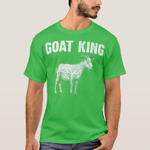 Funny Goat Design For Men Dad Goat Farmers Animal T-Shirt