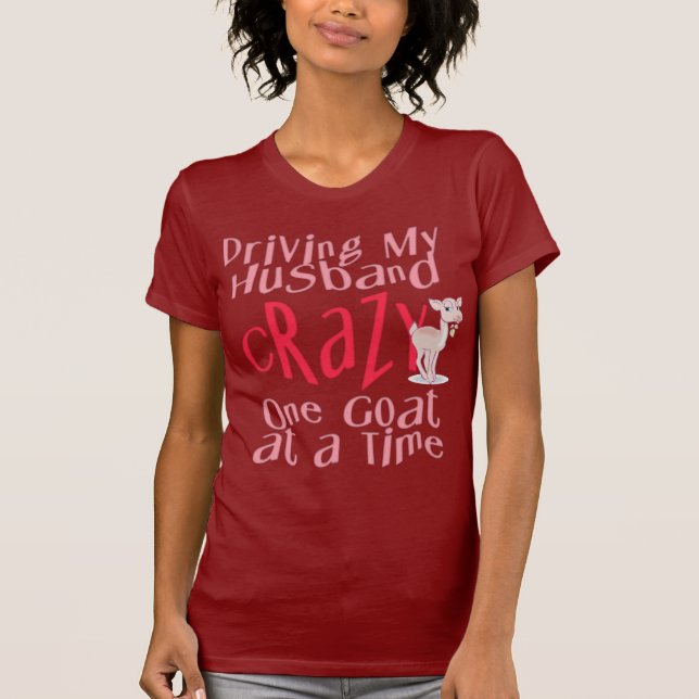 Funny Goat Design for Women T-Shirt (Front)
