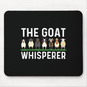 Funny Goat Design Men Women Kid Farm Animal Pygmy  Mouse Pad