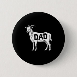 Funny Goat Gift Dad Sarcastic Graphic  6 Cm Round Badge