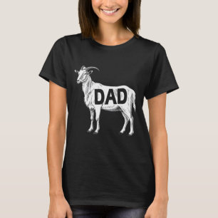 Funny Goat Gift Dad Sarcastic Graphic  T-Shirt