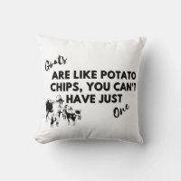 Funny Goat Quote: Goats are Like Potato Chips