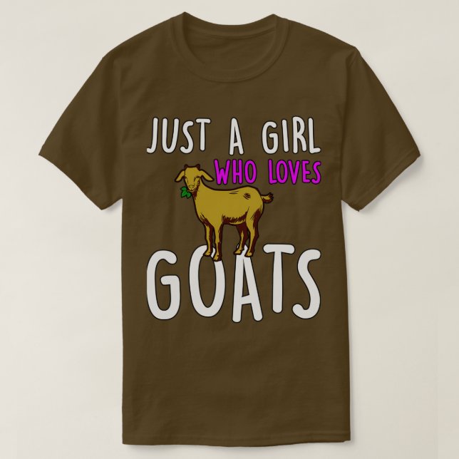 Funny Goat Saying  T-Shirt (Design Front)