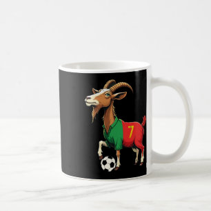 Funny Goat Soccer Football Graphic Men Women Kids  Coffee Mug
