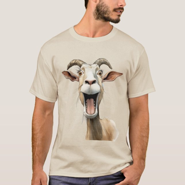 Funny goat T-Shirt (Front)