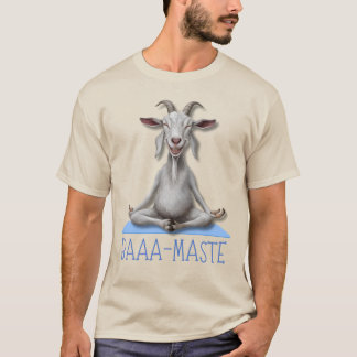 Funny Goat Yoga Meditation Pose, Yoga Goat Lover T-Shirt