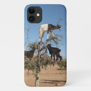 Funny goats in a tree Case-Mate iPhone case