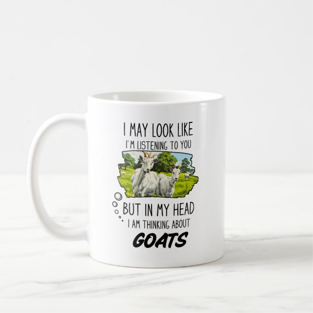 Funny Goats Lover Mug (Left)