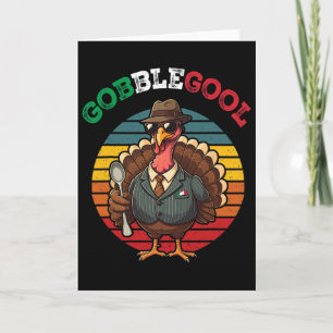 Funny Gobblegool Italian Gobble Turkey Day Fall Th Card