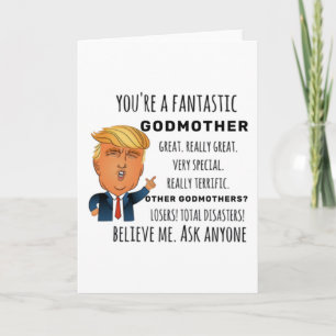 Funny Godmother Birthday Best Gift Card