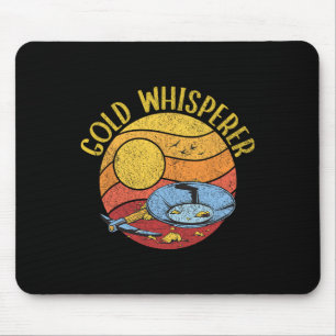 Funny Gold Panning Gold Digging Treasure Hunting Mouse Pad