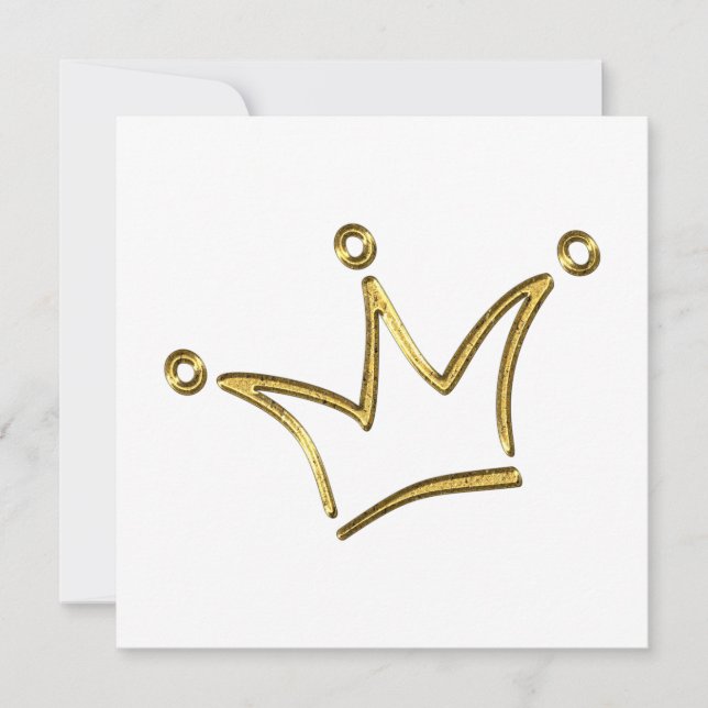 Funny Golden Crown - luxury royal 1 (Front)