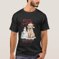 Funny Golden Retriever Christmas Goldie Lover Owne
