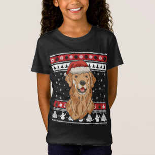 Funny Golden Retriever Christmas T-Shirt