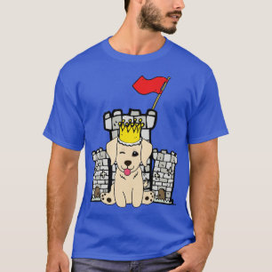 Funny Golden Retriever Is The King Of The Castle T-Shirt