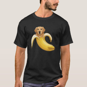 Funny Golden Retriever Lovers Banana Boys Girls Ki T-Shirt