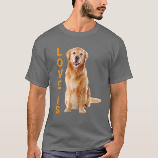 Funny Golden Retriever Women Men Kids White Lab Do T-Shirt (Front)
