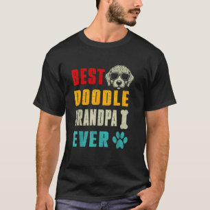 Funny Goldendoodle Dad Best Doodle grandpa Ever T-Shirt