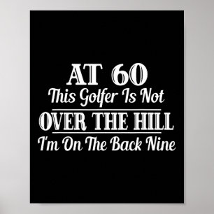 Funny Golf 60th Birthday Gift Shirt 60th Golfer Poster