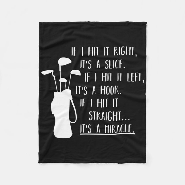 Funny Golf Apparel And Funny Golf Clothes Uni-adul Fleece Blanket (Front)