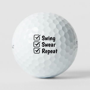 Funny Golf Ball Gift Set for Dad, Mom, and Golfers