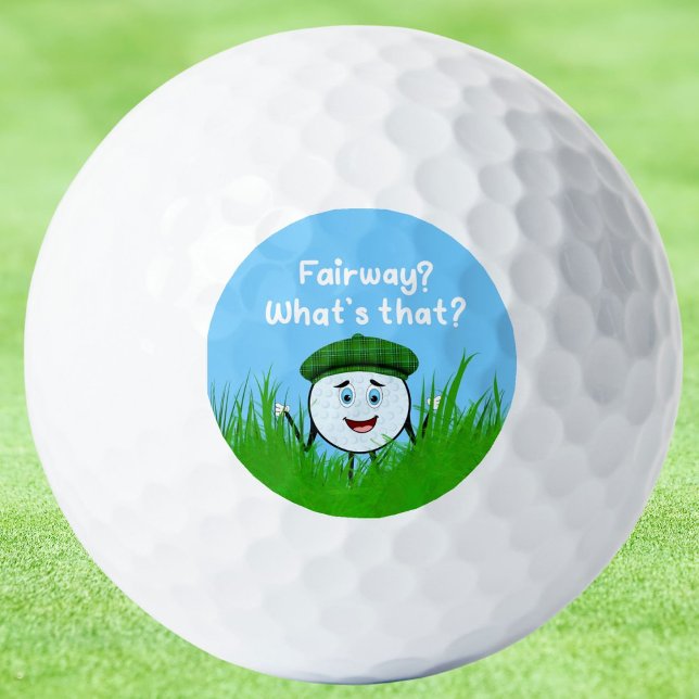 Funny Golf Ball in Rough Looking For Fairway (Creator Uploaded)