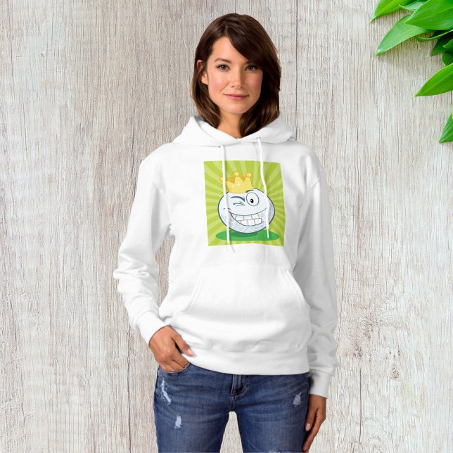 Funny Golf Ball King Of Golfing Hoodie (Creator Uploaded)