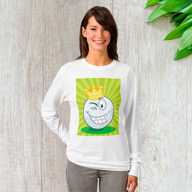 Funny Golf Ball King Of Golfing T-Shirt (Creator Uploaded)