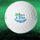 Funny Golf Balls 50th Birthday<br><div class="desc">Celebrate the joy of turning 50 with our Funny Golf Balls 40th Birthday edition. This unique gift is perfect for the golfer in your life who's hitting a major milestone. With a touch of humour and a nod to the years of experience, these golf balls are sure to bring a...</div>