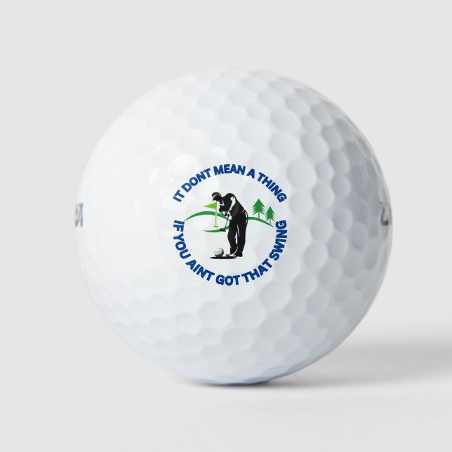 Funny Golf balls  for Men (Front)