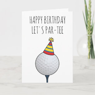 funny golf birthday cards
