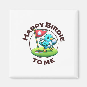 Funny Golf Birthday Happy Birdie Golfer Kids Boys  Magnet
