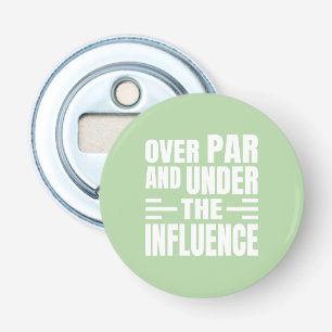 Funny Golf Button Bottle Opener