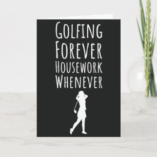 Funny Golf Cards For Her Golfer Sport Retirement