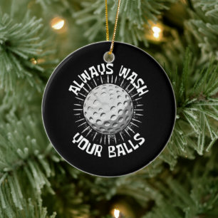 Funny-golf Ceramic Tree Decoration