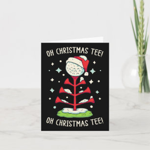 Funny Golf Christmas Shirt Oh Christmas Tee Funny  Card