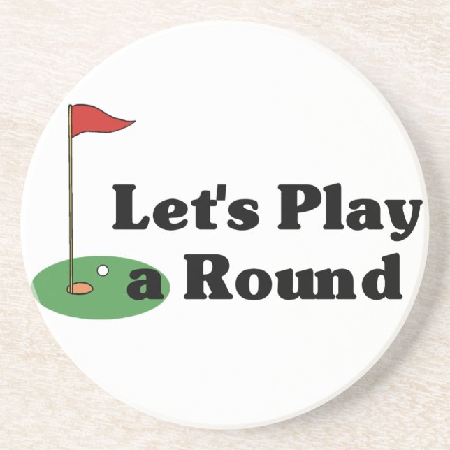 Funny Golf Coasters (Front)