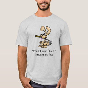 Funny Golf Dog Tshirt