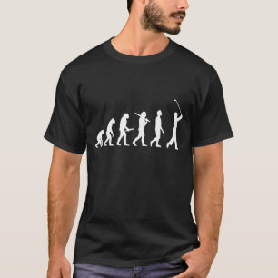 Funny Golf evolution gift for golfers & golf playe T-Shirt