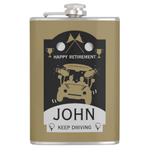 Funny Golf Gift For Beginners Hip Flask
