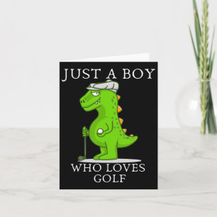 Funny Golf Gift For Boys Kids Golf Field Game Golf Card