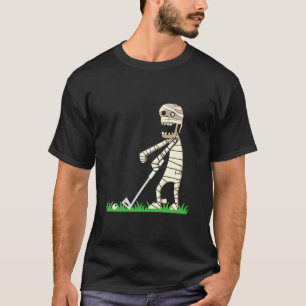 Funny Golf Halloween Mummy Golfer Zombie Golfing J T-Shirt