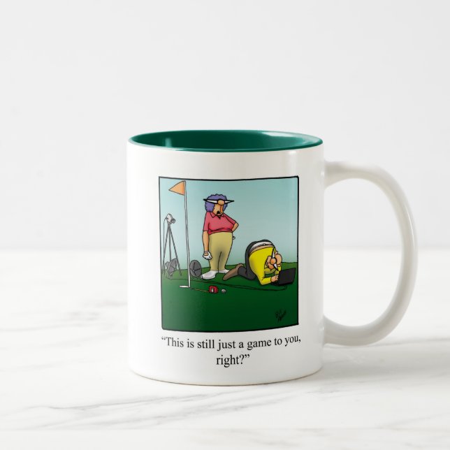 Funny Golf Humour Mug (Right)