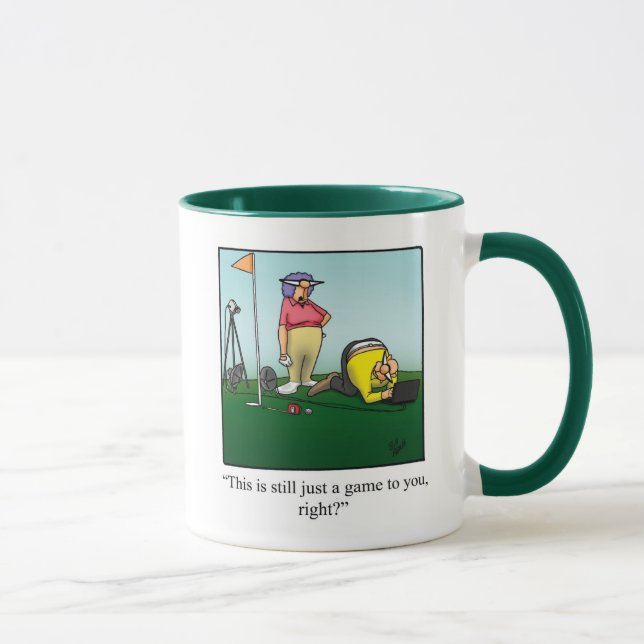 Funny Golf Humour Mug (Right)