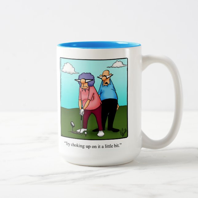 Funny Golf Humour Mug (Right)