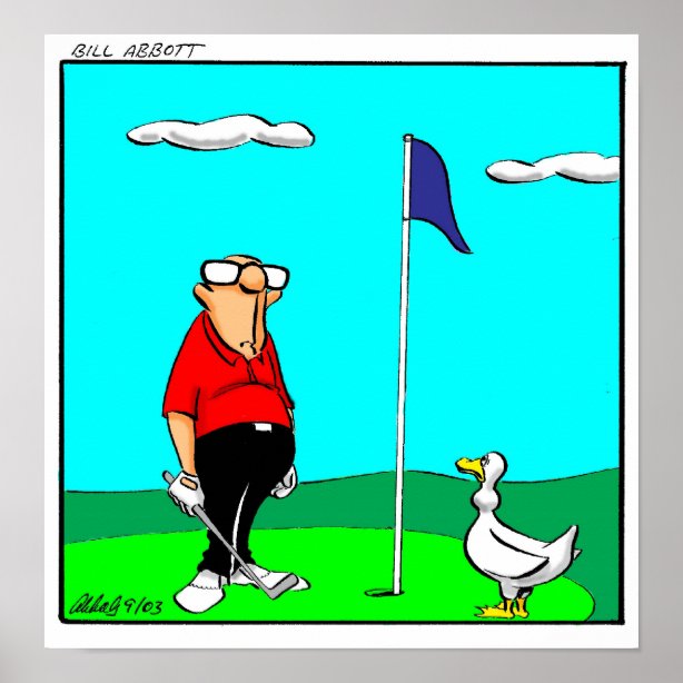 Funny Golf Posters & Photo Prints Zazzle NZ