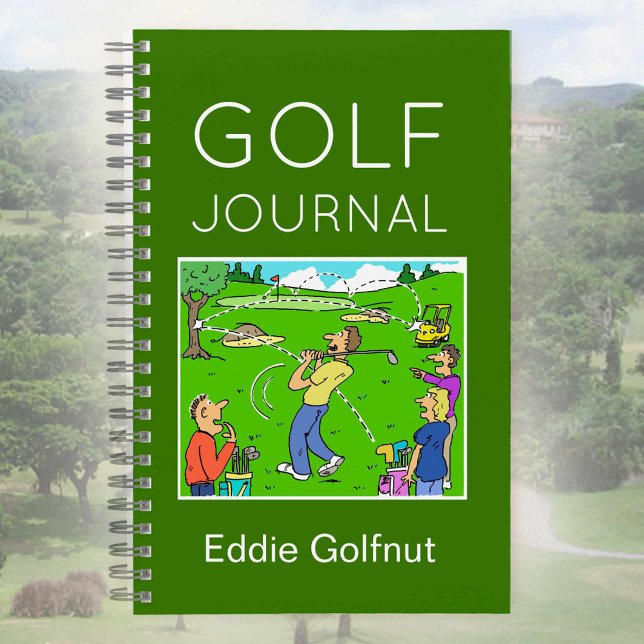 Funny Golf Notebook to Personalise (Creator Uploaded)