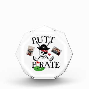 Funny Golf Photo Frame - Custom Personalised Gift Block