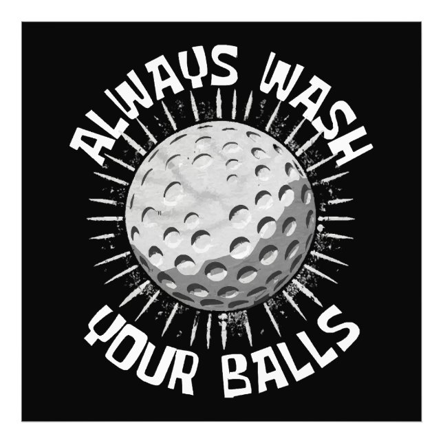 Funny-golf Photo Print (Front)
