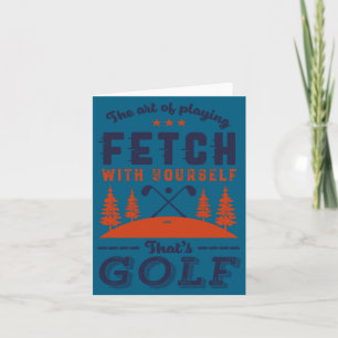 Funny Golf Player Quote For Golfers Love Golfing Card